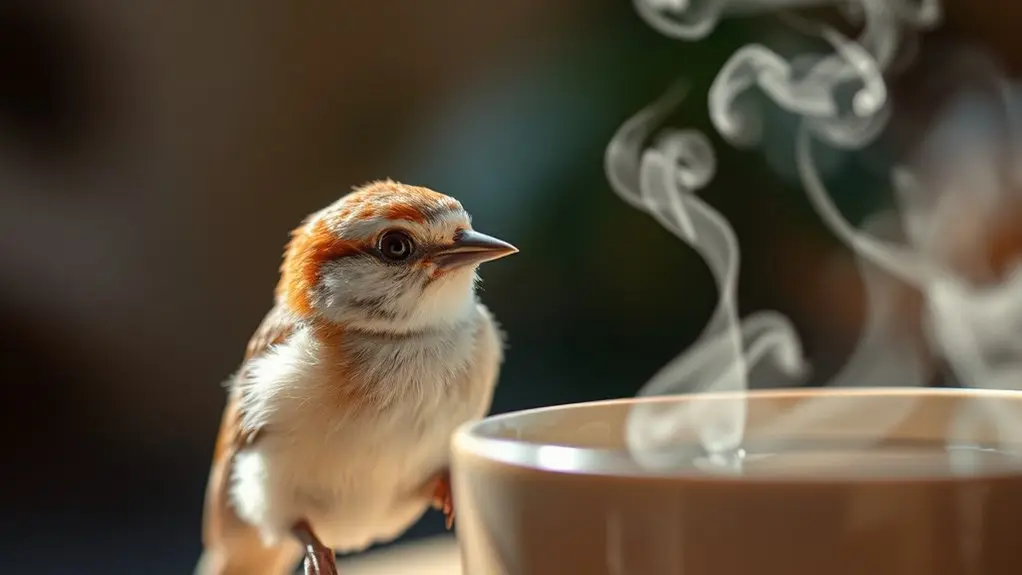 hot water harms birds