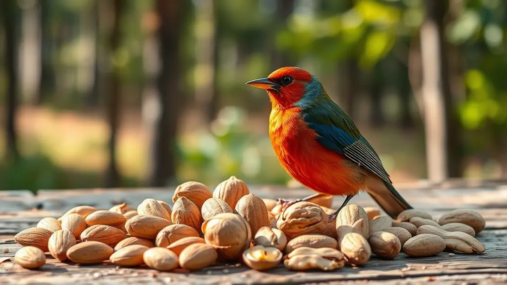 nuts fuel bird survival