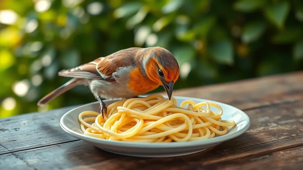 plain cooked pasta safe