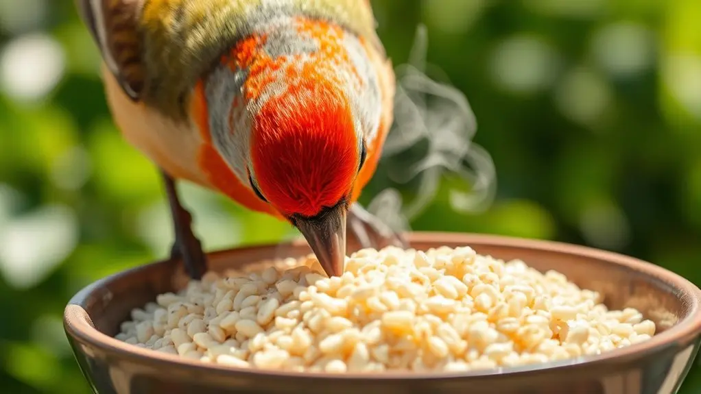 properly prepare bird quinoa