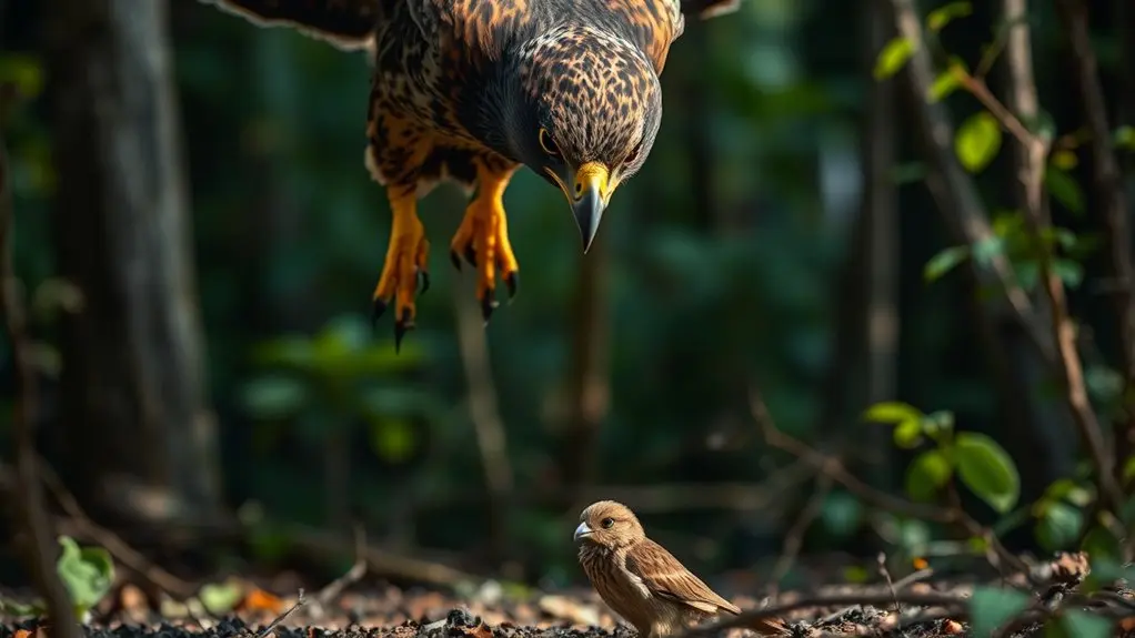 rare bird cannibalism under stress