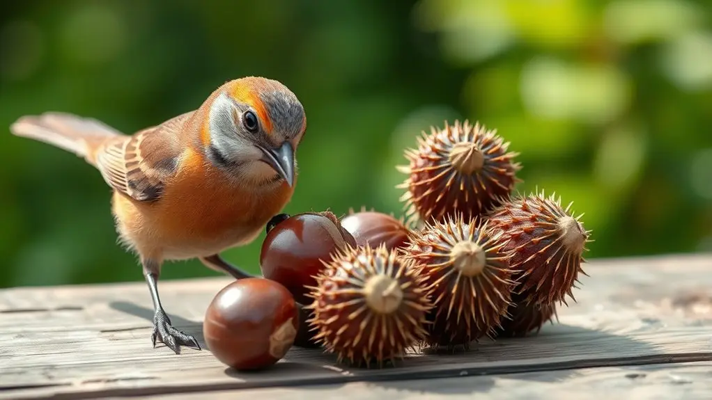raw chestnuts can be harmful