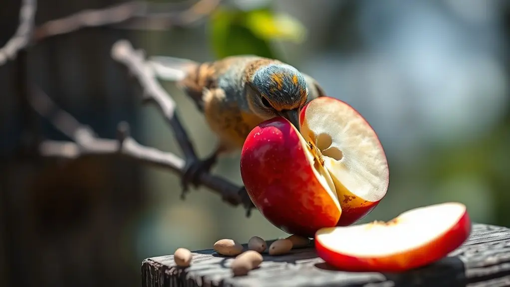remove apple seeds safely