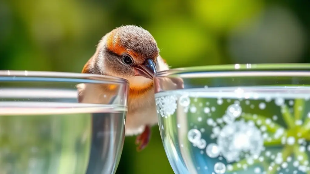 safe chlorine levels for birds