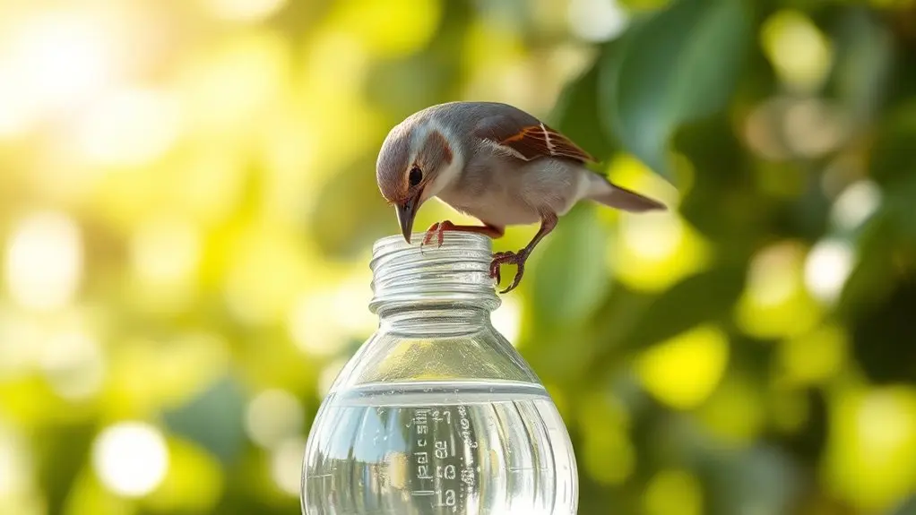 safe clean bird hydration