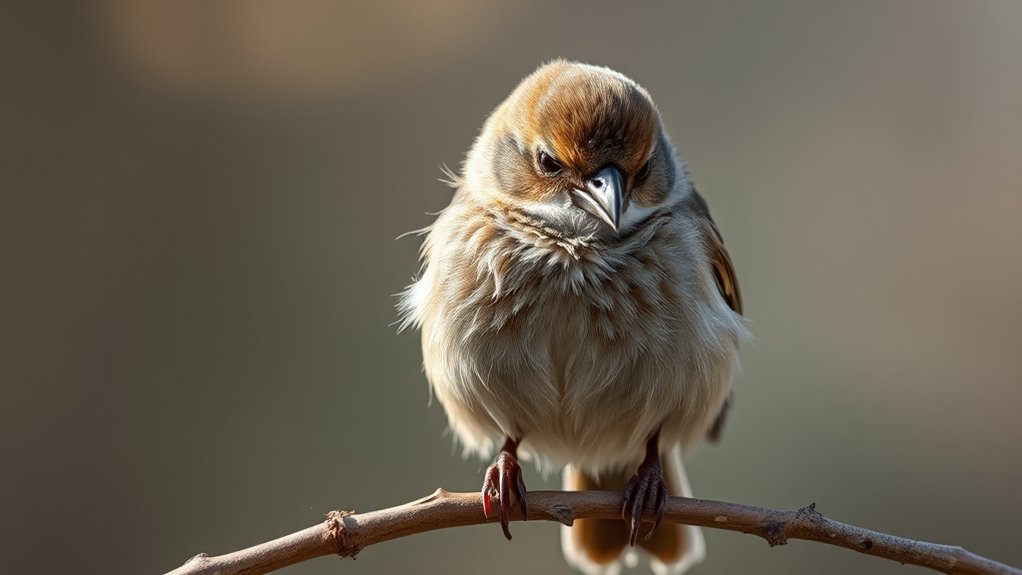 signs of stressed bird