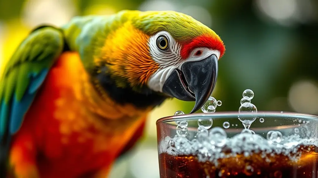 soda harms bird health