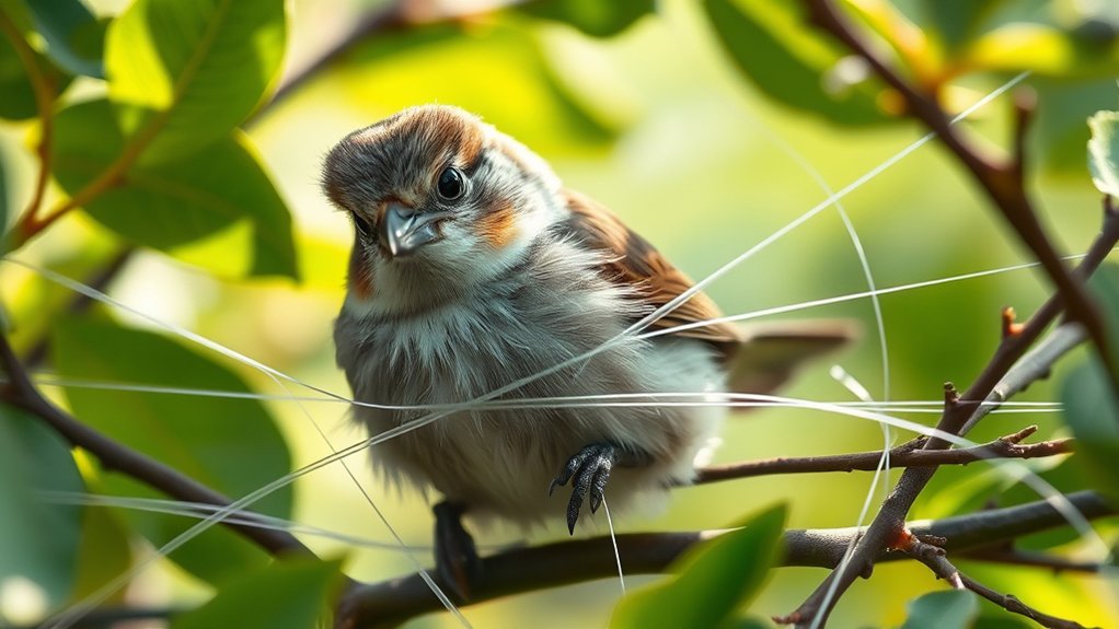 string entanglement causes stress