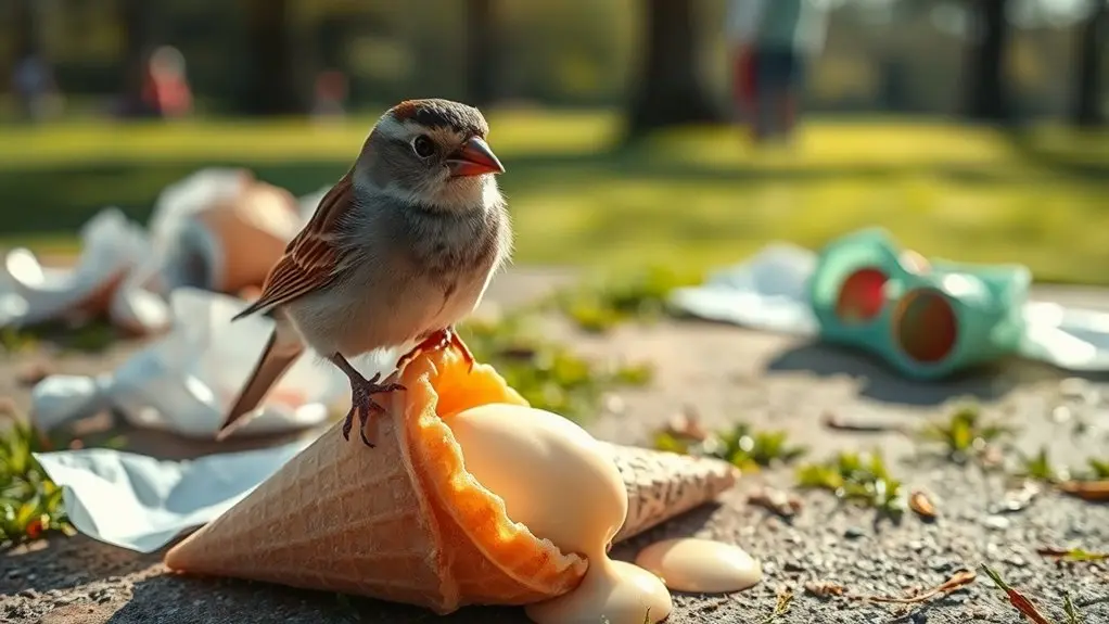 avoid feeding ice cream