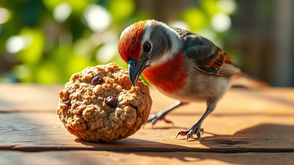 avoid oatmeal cookies for birds