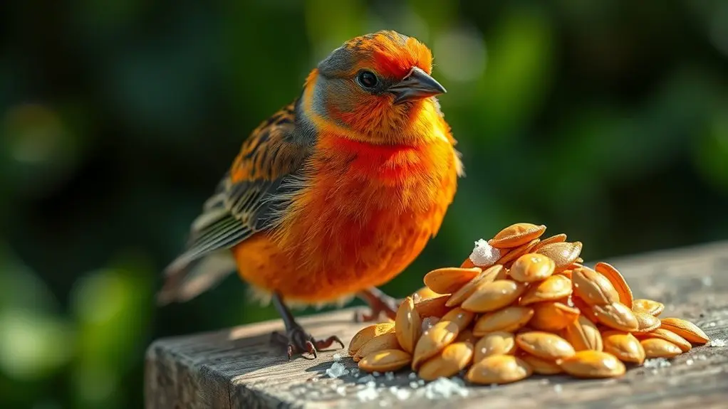 avoid salted seed feeding