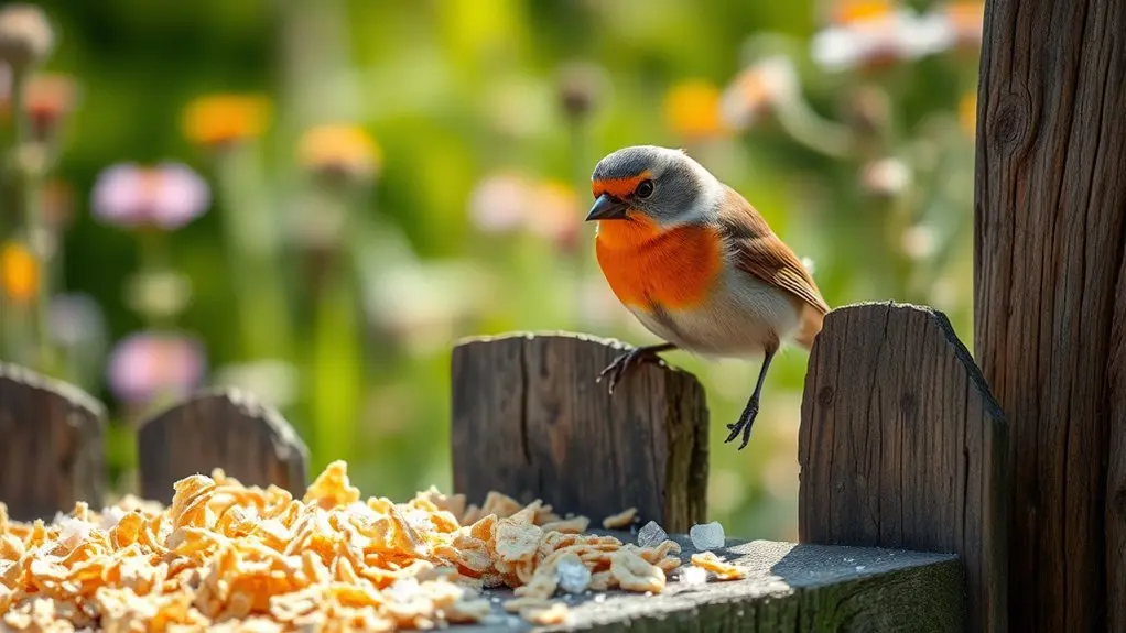 avoid sugary salted bird food