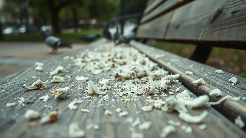 bird droppings bacteria and fungi