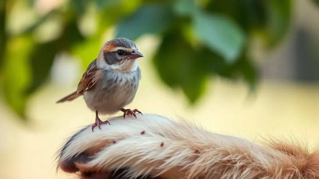 bird flea infestation signs