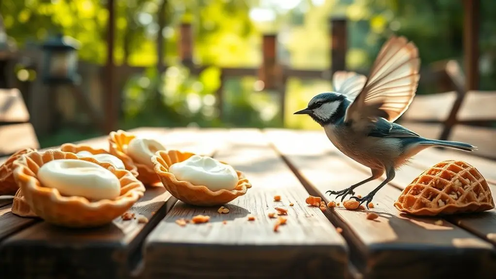 bird friendly ice cream treats