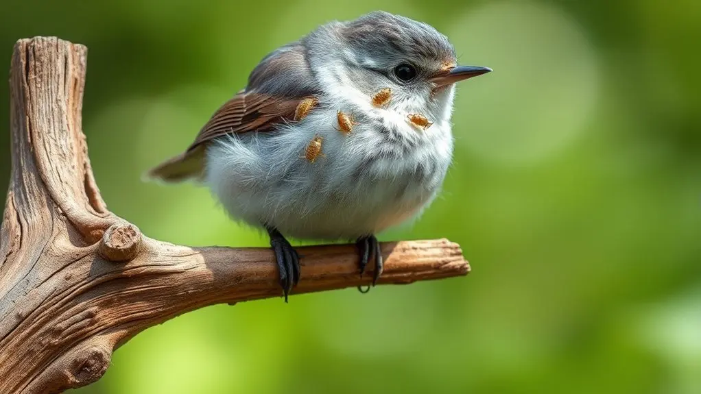 bird mites feed near nests