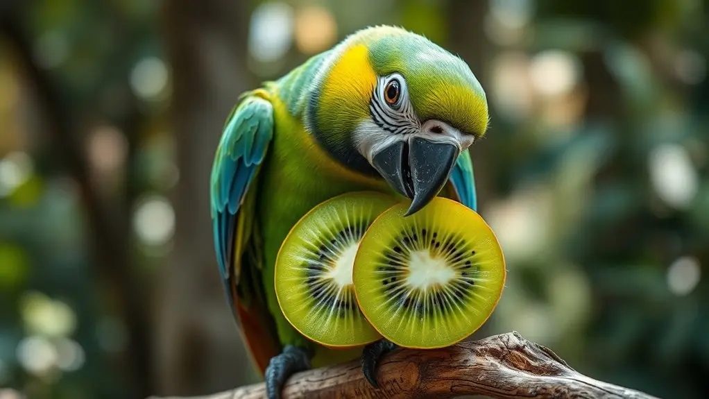bird safe peeled kiwi