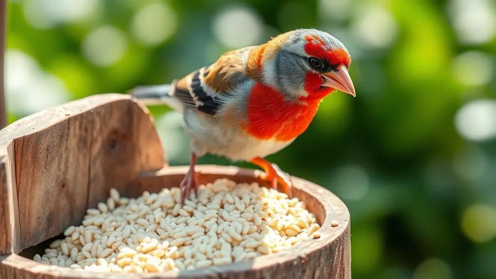 bird safe raw quinoa moderation