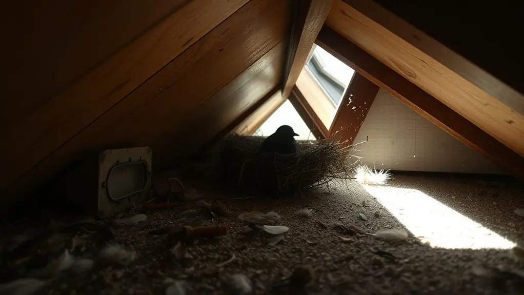 bird sounds and nesting materials