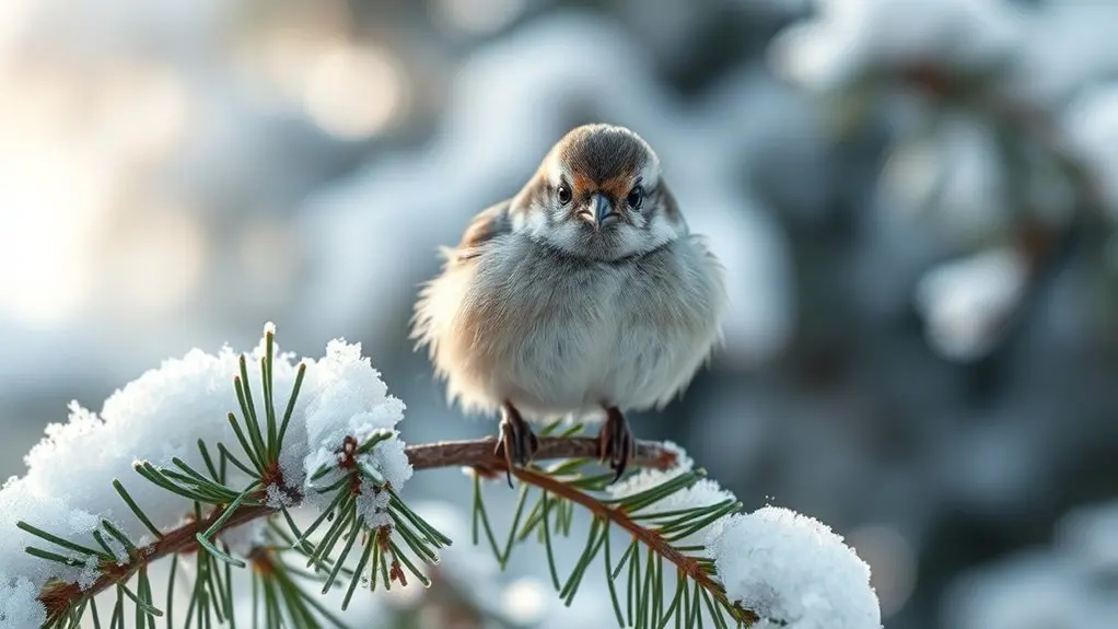 birds adapt to cold