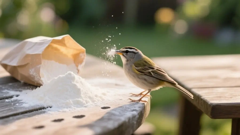 birds and flour safety