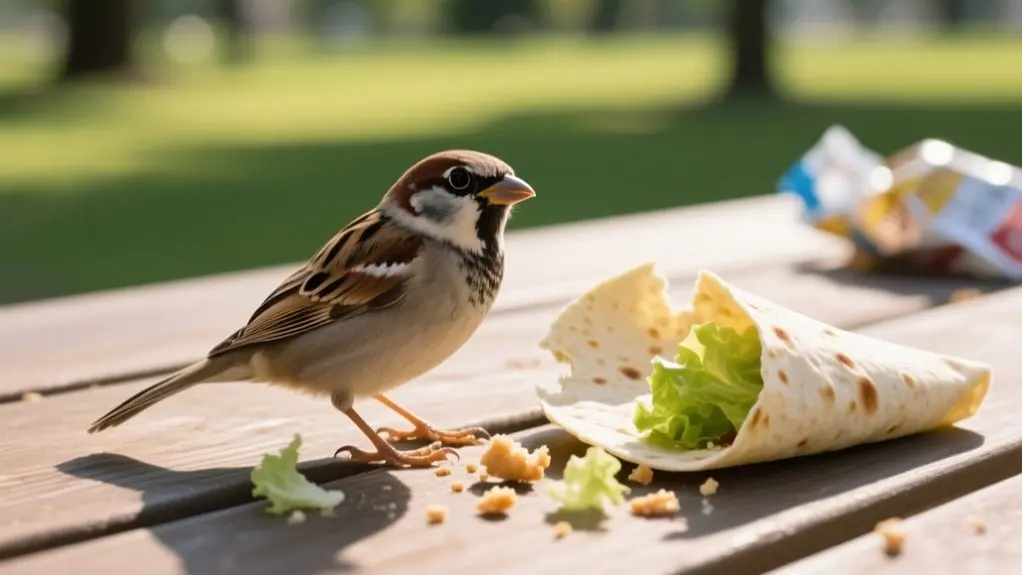 birds and flour tortillas