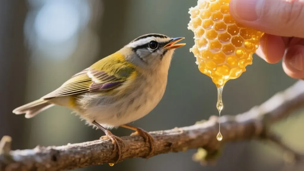 birds and honey consumption