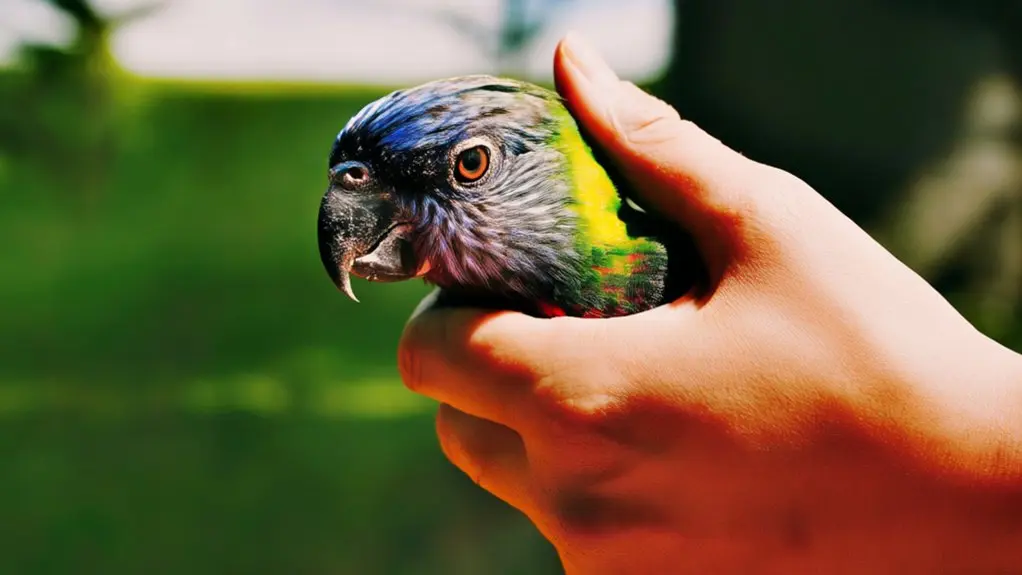 birds and human eye infection