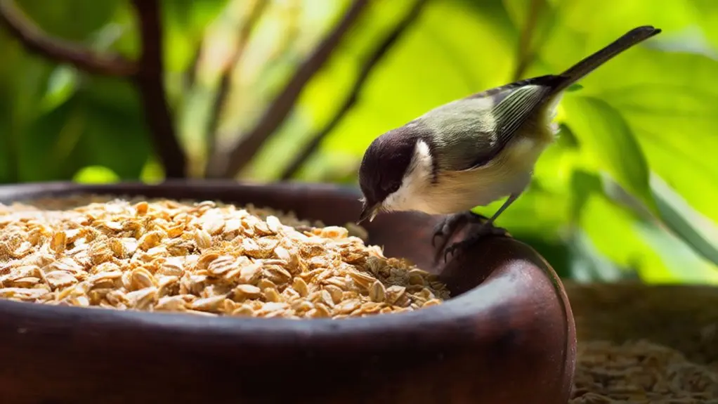 birds and oat bran safety
