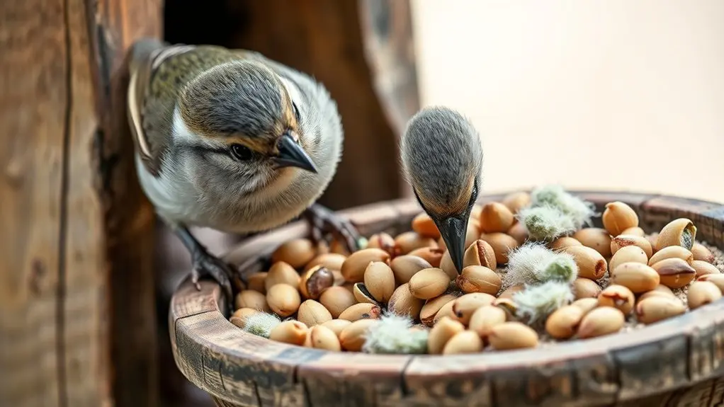 birds avoid moldy seeds