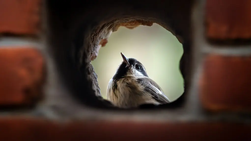 birds can become trapped