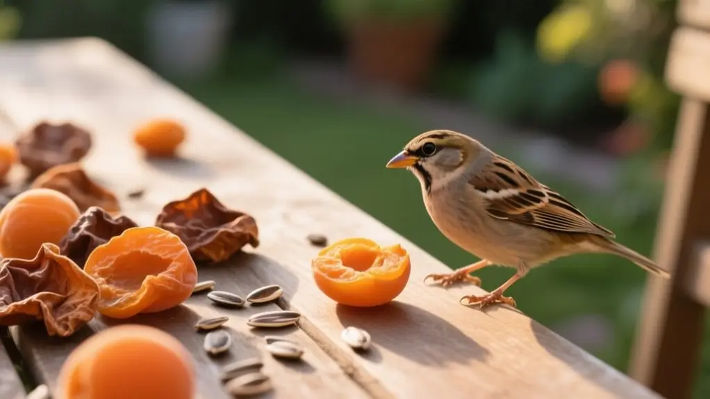 birds can eat apricots