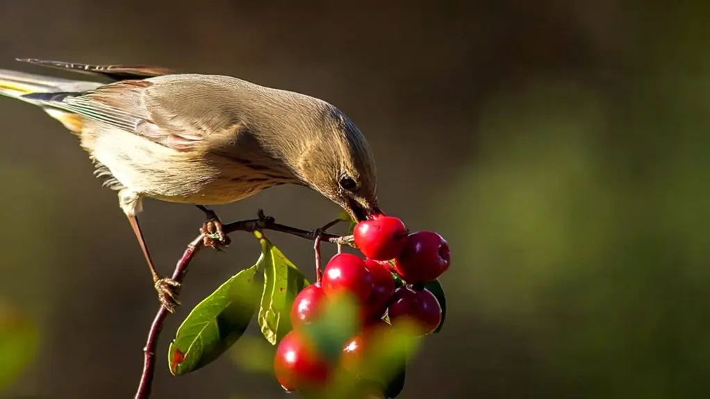 birds can eat cranberries
