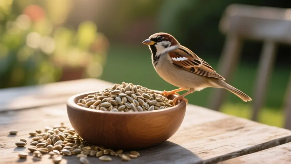 birds can eat hemp