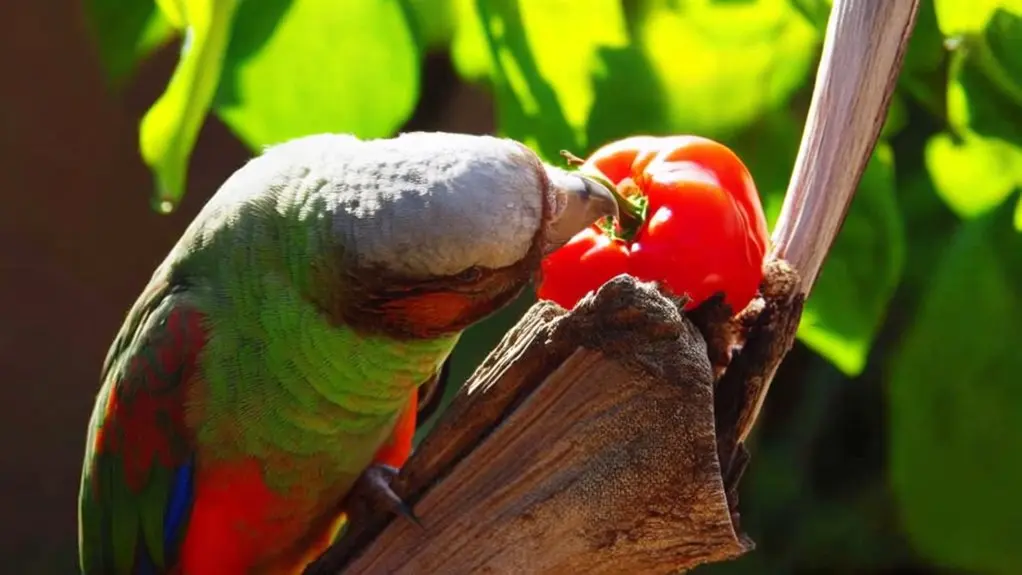 birds can eat peppers
