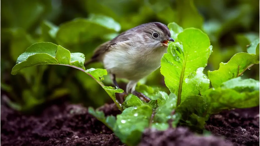 birds can eat radish leaves