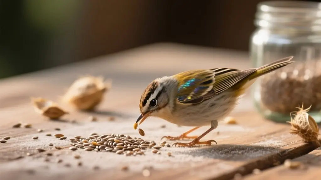 birds can eat seeds