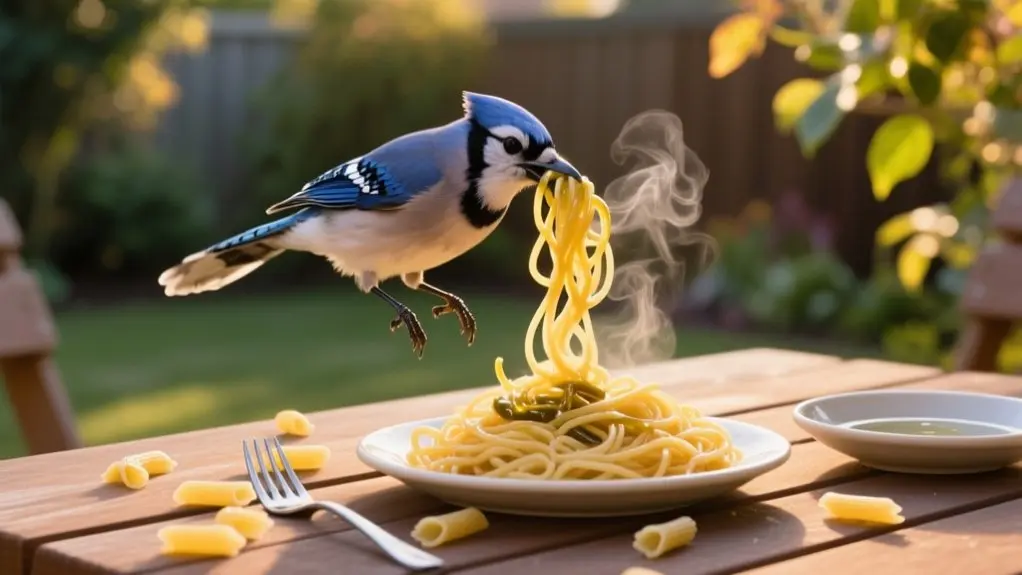 birds can eat spaghetti