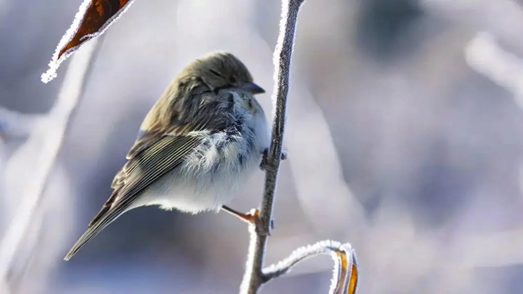 birds can feel cold