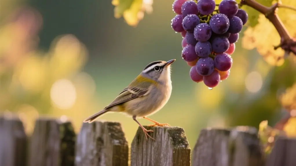 birds can safely eat grapes