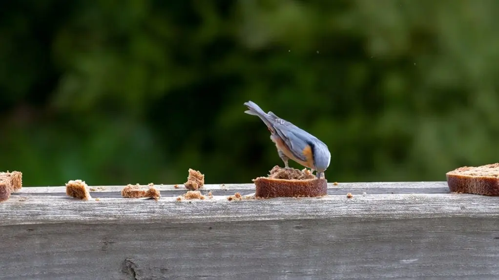 birds dietary rye bread
