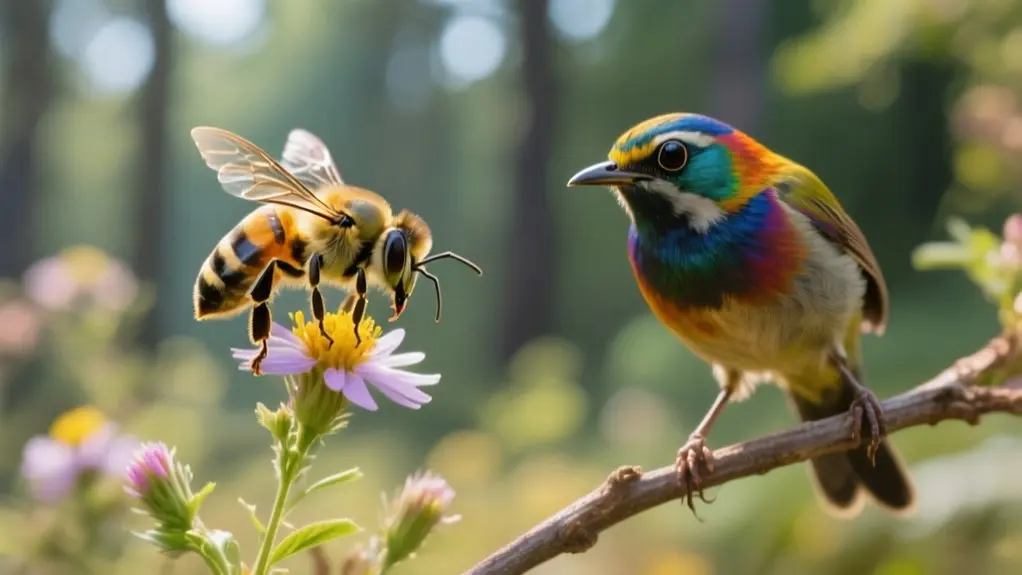 birds do not produce honey