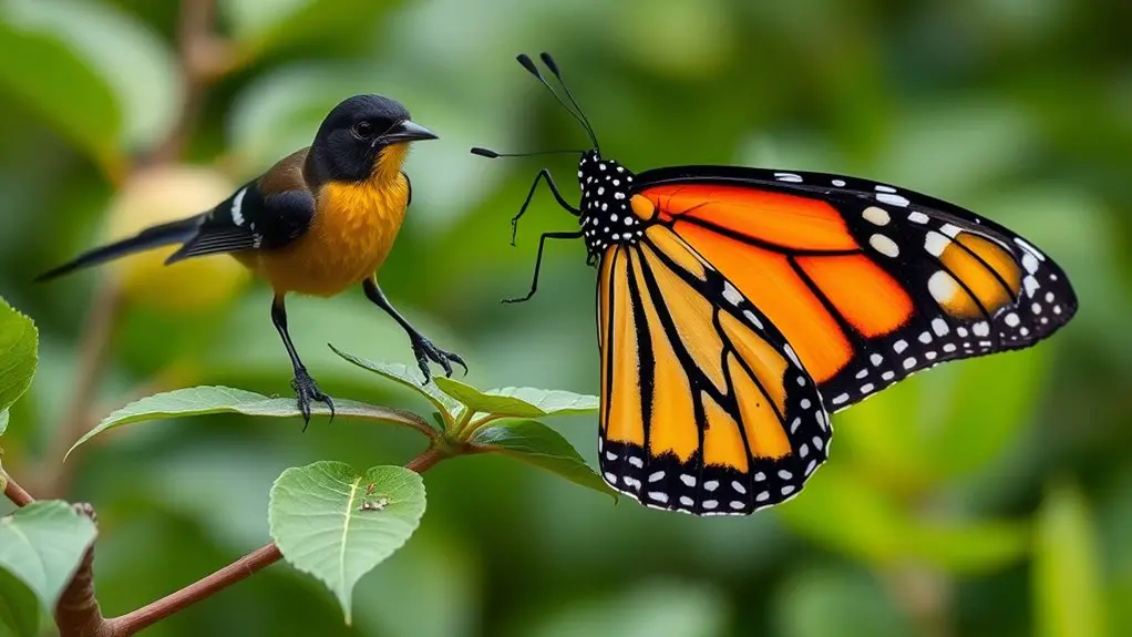 birds evolved to tolerate monarch toxins