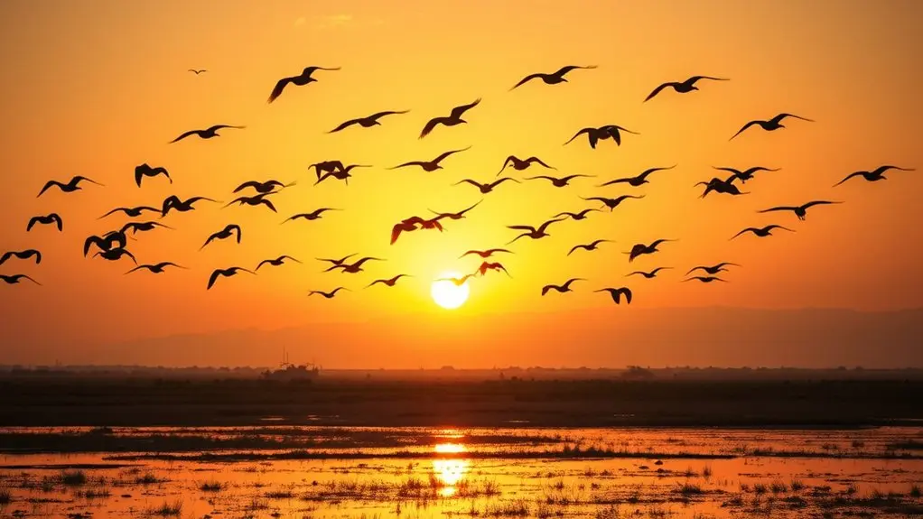 birds migrate for resources