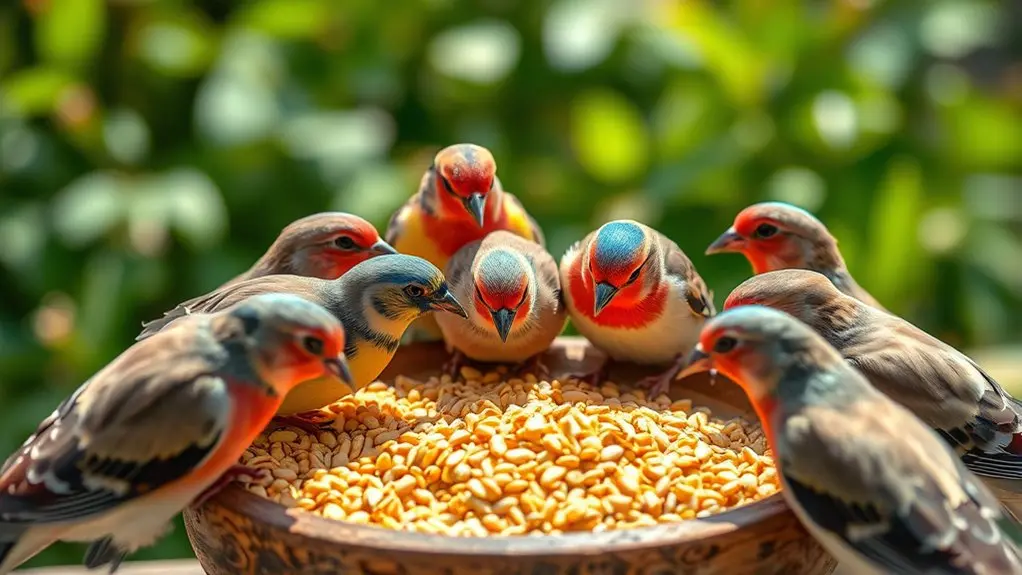 birds millet preferences vary