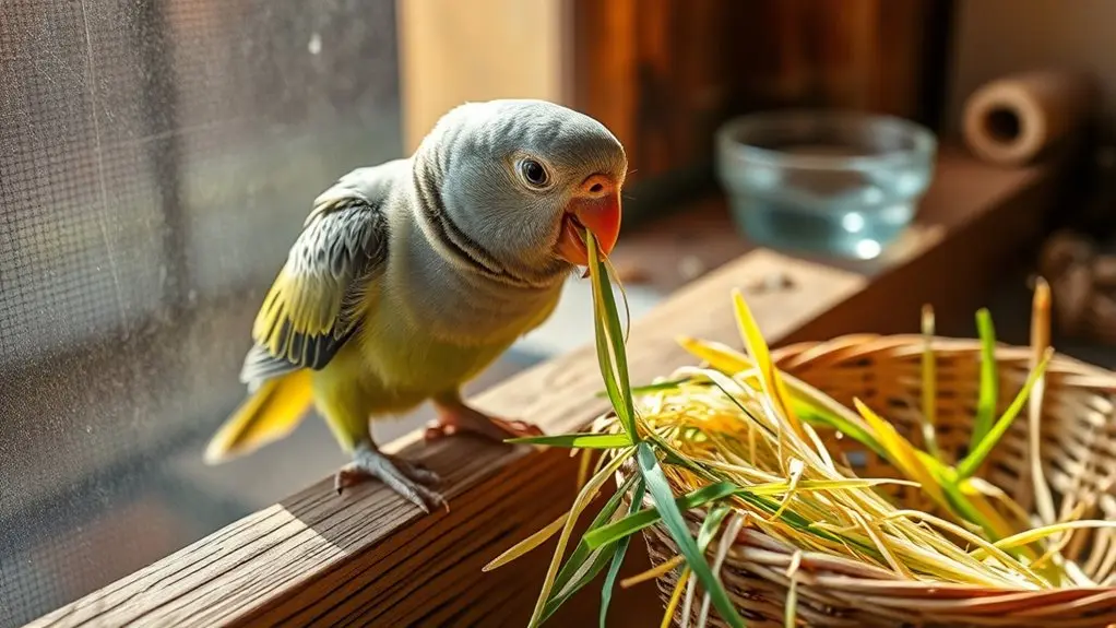 birds nesting and foraging