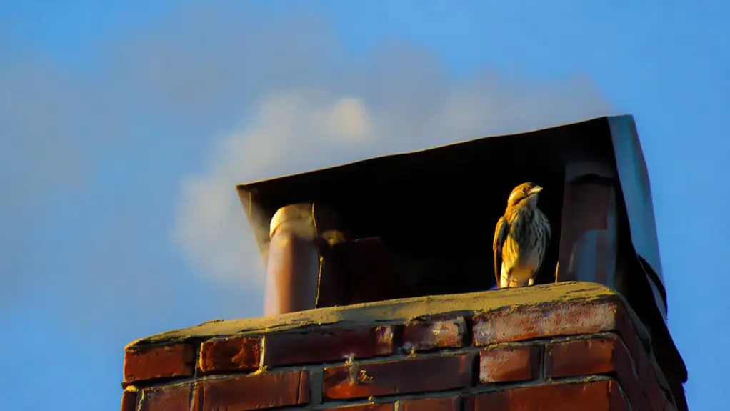 birds nesting in chimneys