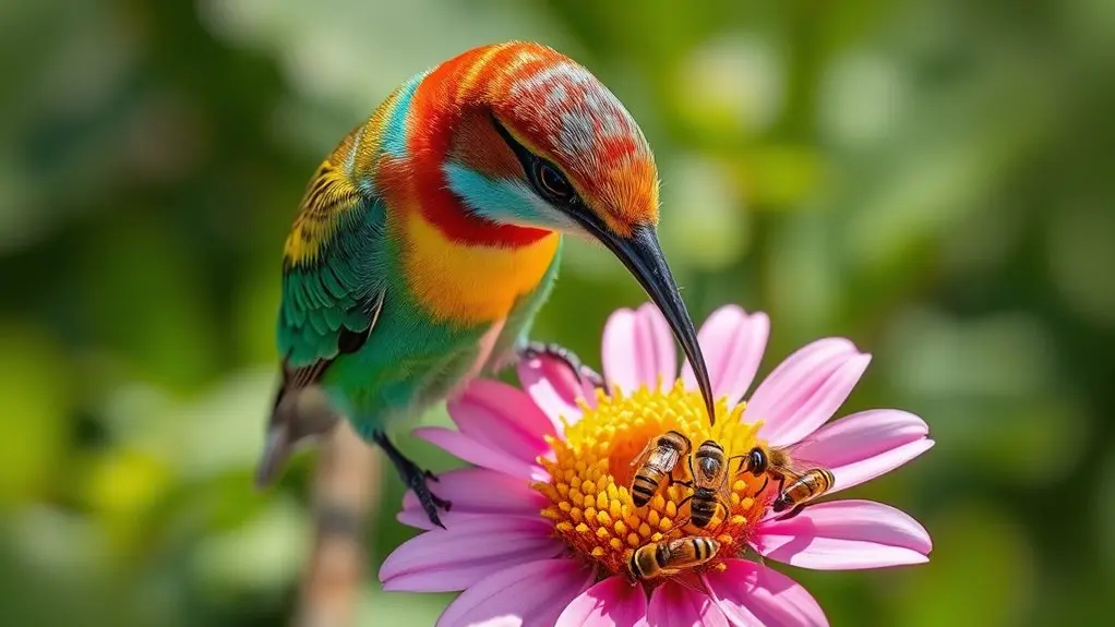 birds safely eat honey