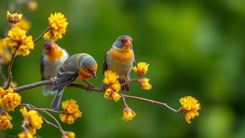 birds that eat mustard seeds