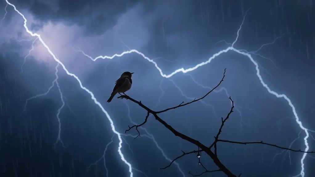 birds vulnerable to lightning